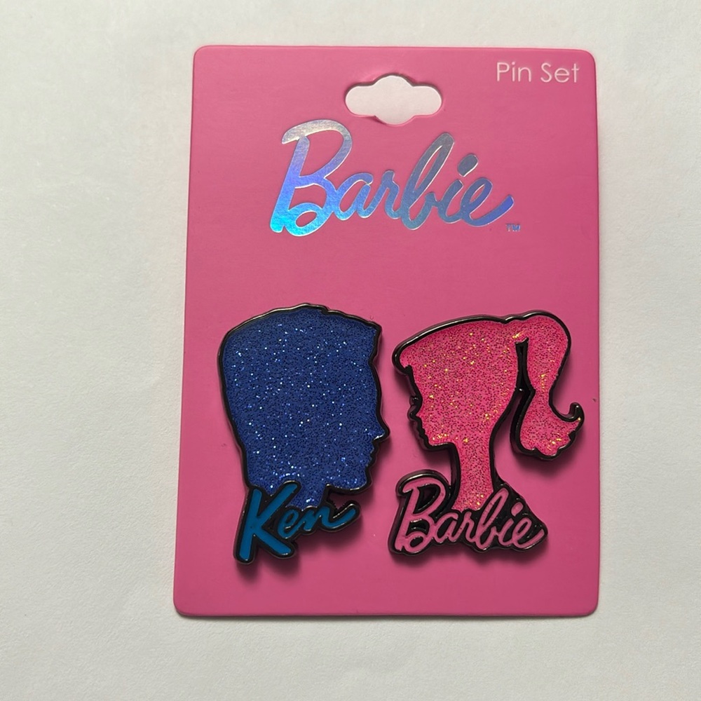 Mattel Barbie and Ken Couple Pin Set from Neon Tuesday - 2 Pins